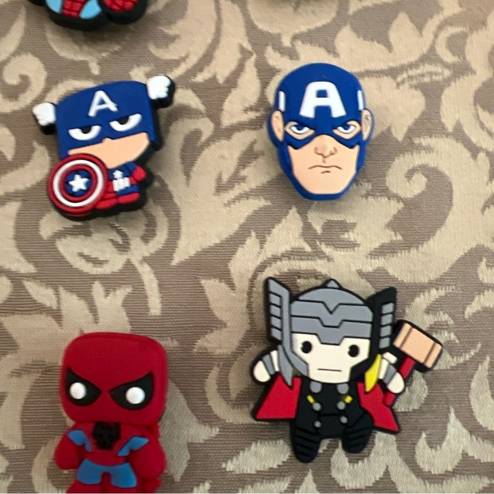 13 Superhero Croc Charms Hulk Spider-Man And More - Picture 9 of 10